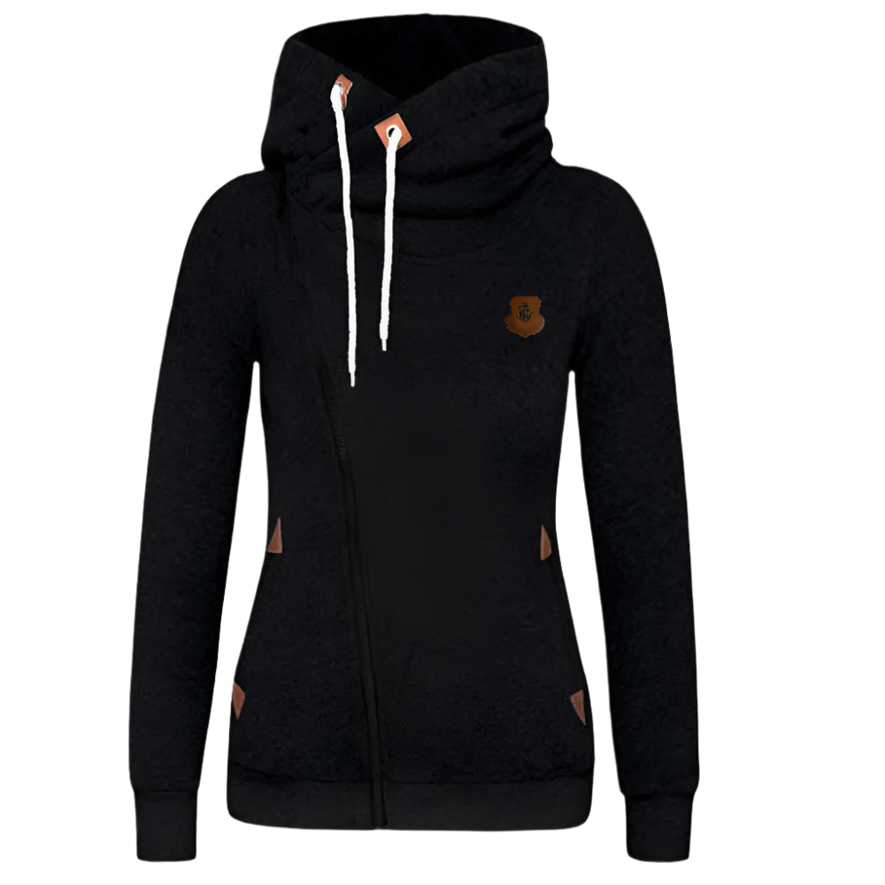 Dames Vest met Capuchon en Rits | Warm en Comfortabel