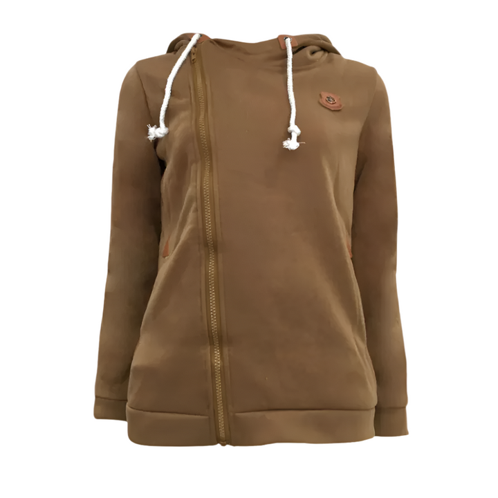 Dames Vest met Capuchon en Rits | Warm en Comfortabel