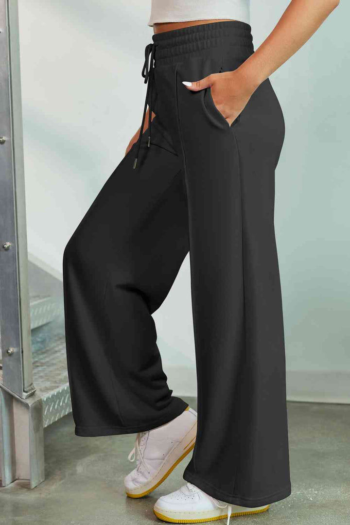 Dames Joggingbroek Met Wijde Pijpen