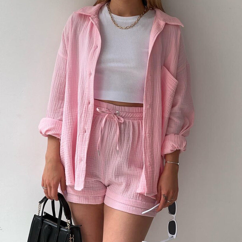Dames Katoenen Lounge Set |  Zomer & Casual