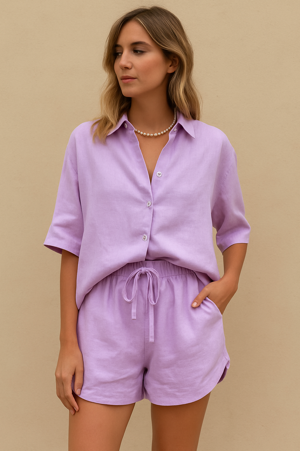 Dames Zomerset | Luchtige Blouse En Korte Broek